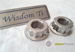 Motorbike 12 Point Flange Titanium Rear Sprocket Nut M8 M10 M12