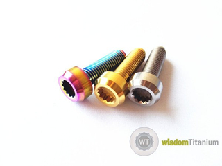  titanium 3 piece wheel bolt multiple color M7*24.5